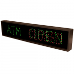 TCL734GGR-110/12-24VDC ATM | Open | Closed LED Sign