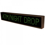 TCL742G-127/12-24VDC ATM/Night Drop LED Sign