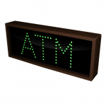 TCL718G-125/12-24VDC ATM LED Sign