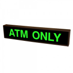 PHX734G-120/12-24VDC ATM Only LED Sign_noscript