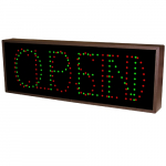 TCL926GR-100/12-24VDC Open | Closed LED Sign