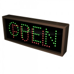 TCL718GR-220/120-277VAC Open | Full LED Sign