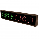TCL734GR-100/120-277VAC Open | Closed LED Sign