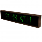 TCL734G-165/120-277VAC 24 HR ATM LED Sign