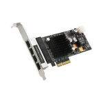 Gigabit Ethernet with PoE PCIe Card, 4-Port