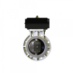 10" PVC/PP - EPDM Butterfly Valve Actuated