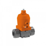 3/4" PP Diaphragm Valve, Flanged, EPDM Seal_noscript