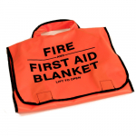 Fire Blanket Pouch, Fluorescent Red Nylon_noscript