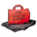 Fire Wool/Synthetic Blanket and Nylon Pouch_noscript