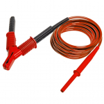 Test Lead 15kV with Crocodile Clip 3m, Red