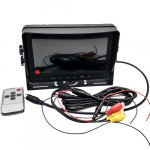 7" High Resolution TFT LCD Color Monitor with Remote