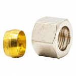 1/2" Compression Nut with Ferrule Sleeve_noscript