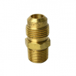 #48 5/8" x 1/2" Brass Flare MIP Adapter