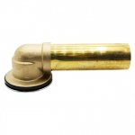 1-3/8" Waste and Overflow Shoe Brass