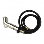 Satin Nickel Spray Head with Hose_noscript