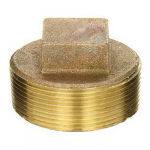 1" Brass Plug_noscript