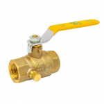 1" Ball Valve with Stop and Waste