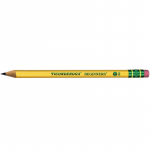 Wood-Cased Pencil, 13/32" Primary with Eraser