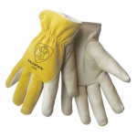 Cowhide Cotton Lined Drivers Gloves, Medium