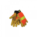 Large Mechanics Gloves with Elastic/Hook and Loop Cuff_noscript