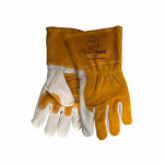 Cowhide Anti-Vibration Welding Gloves, L, Gold_noscript