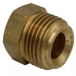 Inverted Flare Hex Head Plug Fitting, 3/4"_noscript