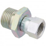 Female JIC to BSPP Adapter, 1/4"