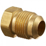 Brass SAE 45deg Plug Fitting, #10_noscript