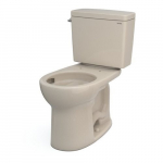 Drake Toilet, 1.28 GPF Dual Flush, Bone
