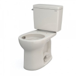 Drake Toilet, 1.28 GPF Dual Flush, Sedona Beige