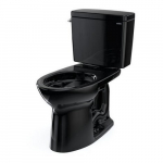 Drake Toilet, 1.28 GPF Elongated Bowl, Ebony