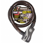 Alarm Lock & Quadra-Braid 25 mm Cable, 48"