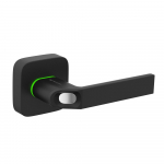 Smart Lock, Black, Bluetooth Fingerprint and Key Fob