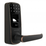 Bluetooth Smart Lever Lock, Aged Bronze