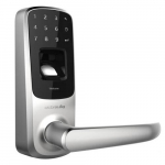 Bluetooth Smart Lever Lock, Satin Nickel