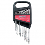 SAE Combination Wrenches Set In Rack, 9-Pieces