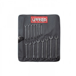 12 Point Combination Wrench Set, 15 Pieces, Black Finish
