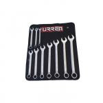 12 Point Combination Wrench Set, 10 Pieces, Satin Finish
