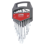 SAE Combination Wrenches Set In Rack, 11-Pieces