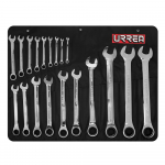 SAE 12-Point Combination Ratcheting Wrenches Set1202CM