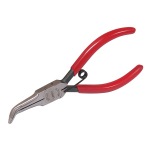 45 Degrees Offset Nose Plier, Smooth Jaw, Handles