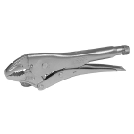 10" Industrial Grade Locking Plier, Curved Jaw w/ Cutter