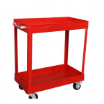 30 In, Utility Service Cart with 2 Shelves