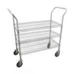 24" x 18" Utility Wire Cart, 3 Shelves