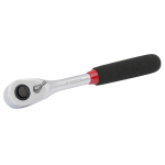 3/8" Drive Polish Reversible Ratchet with Rubber Grip