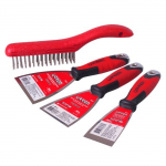 Flexible Putty Knife and Wire Brush Set