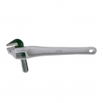 18" L 2-1/2" Cap, Aluminum Alloy OffSet Pipe Wrench