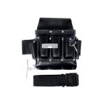 10-Pocket Saddle Leather Tool Belt