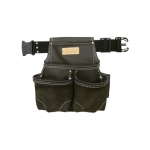 4-Pocket Oil-tanned Leather Tool Pouch