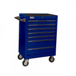 27", 7-Drawer Super-Duty Roller Cabinet, Blue